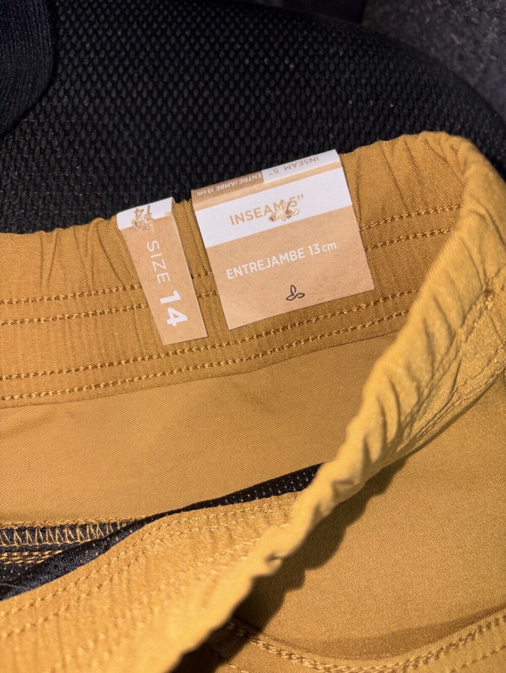 PrAna WOMENS HALLE SHORTS II SIZE 14 Antique Bronze 5” Inseam NWT $75 - Picture 4 of 10